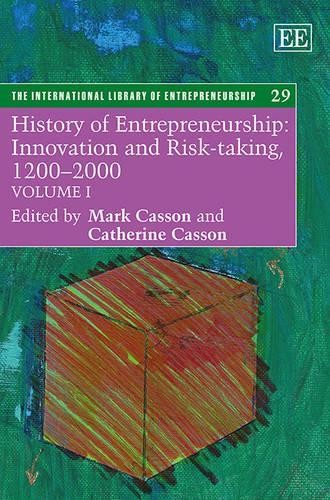 History of Entrepreneurship: Innovation and Risk-taking, 1200... - 9781781955239