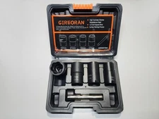 Lug Nut Remover 6 Piece Wheel Lock Removal Kit 1/2-Inch-Drive Impact Easy Out