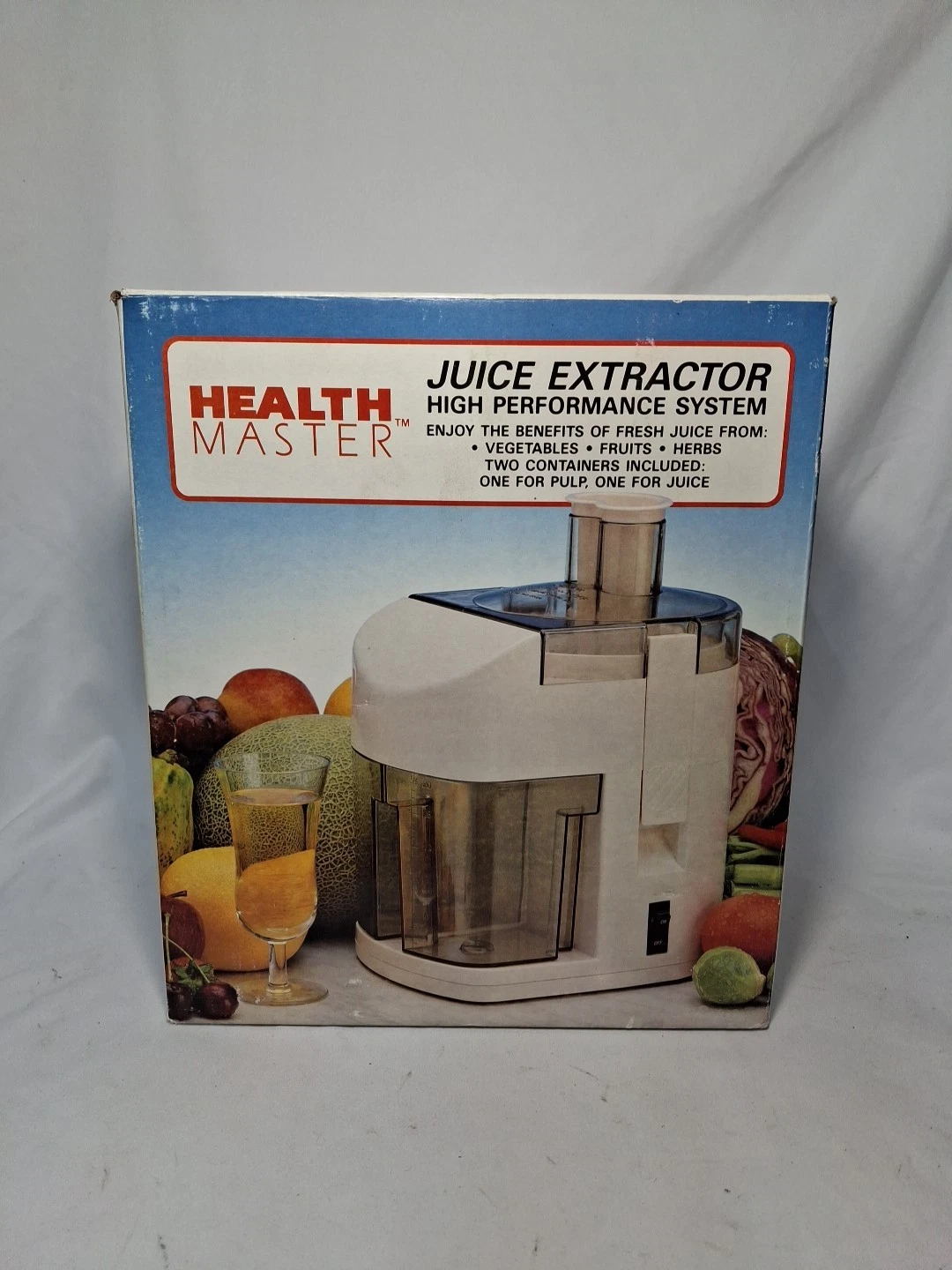 Health Master Juice Extractor/high Performance System, JE-540, Fruit, Vegetables