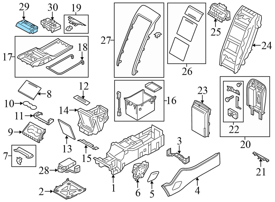 AUDI A8 QUATTRO 2012-2018 - Climatizador trasero / Unidad de temperatura 4H0919158 k Foto 4 de 4