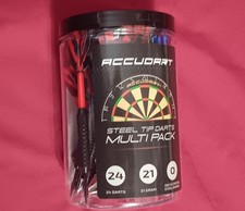 24 Count Accu Dart Steel Tip Darts