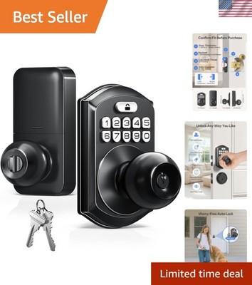 Electronic Keypad Lock with Handle - Easy Install & Weather Resistant Design