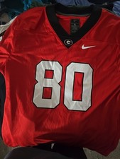 Nike Engineered NCAA Georgia Bulldogs #80 Football Jersey Men's XL Red