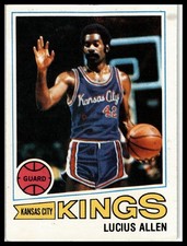 1977-78 Topps #87 Lucius Allen White Backs
