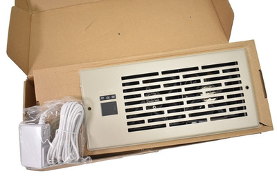 AIRTAP Quiet Register Booster Fan Vent Pro 10 Speed Control Fits 4'' x 10'' Holes