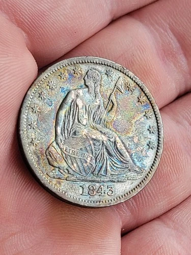1843 Seated Liberty Half Dollar