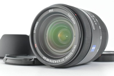 [N MINT/Hood] SONY Carl Zeiss Vario-Sonnar T* DT 16-80mm f/3.5-4.5 from Japan