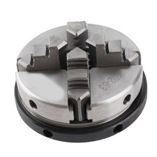 ⁺2.5in 4 Jaw Lathe Chuck Reversible Self Centering Chuck With 2 Levers