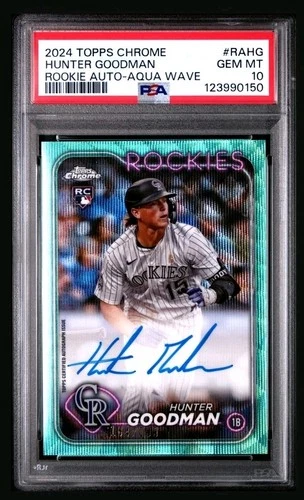 2024 Topps Chrome Hunter Goodman PSA 10