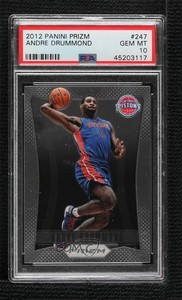2012-13 Panini Prizm Andre Drummond #247 PSA 10 GEM MT Rookie RC