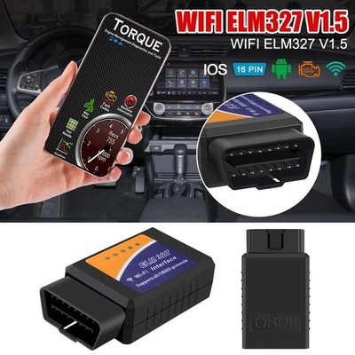 ELM327 WIFI V1.5 OBD2 Scanner OBDII Adapter Car Accessories For IOS Android 1PC 