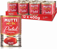 Mutti - Pelati Peeled Tomatoes, 400G, (Pack of 12)