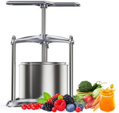 Prensa manual 1,6 gal para jugo natural de frutas, verduras, queso y hierbas