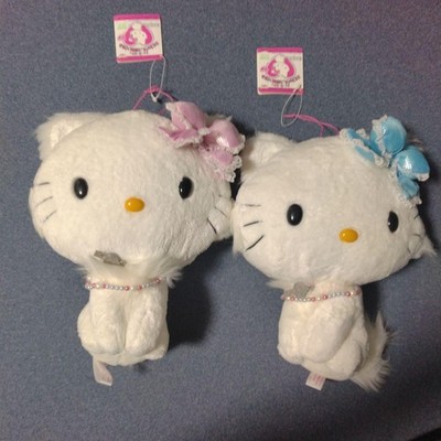 Charmy Kitty plush toy set of 2 #bfb5a4