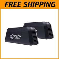 Dual Sensor Rat Trap 2PCS, Safe Pet Trigger, Black