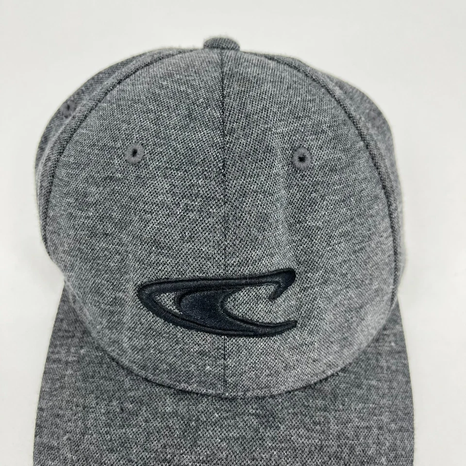 Gorra de béisbol O'Neill ajuste elástico talla S/M gris con logotipo patinaje playa Foto 3 de 4