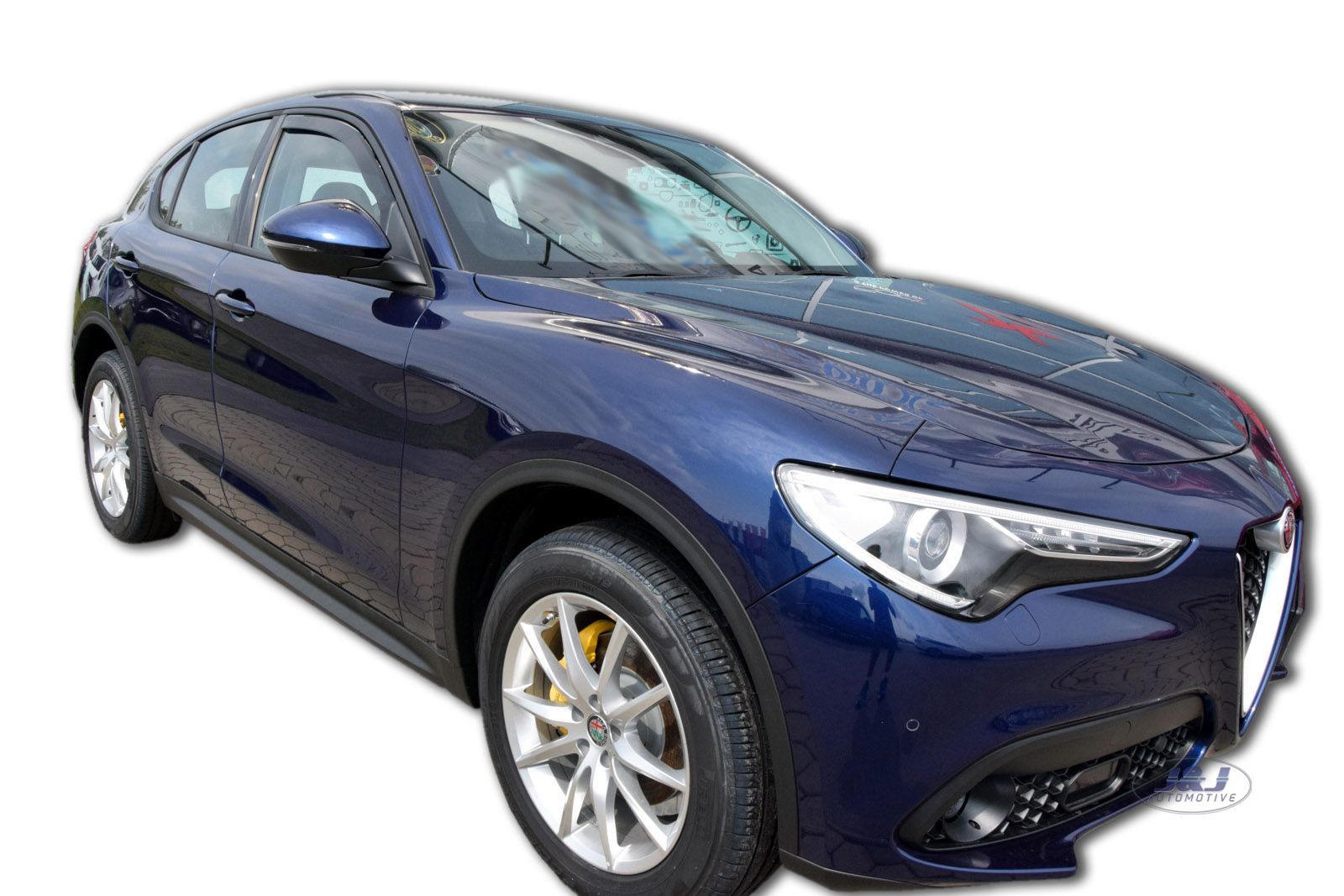Déflecteurs d'air Alfa Romeo Stelvio anti-pluie et bruit de vent pour vitres avant