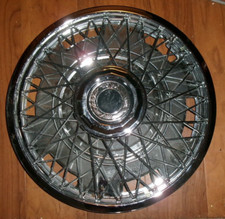15x3.5 32 Spoke Wire 32 Outer Spoke Wheels Decorative Caps Chrome Set Of 4 So