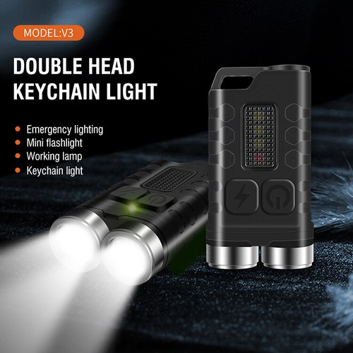 V3-V1 900 Lumen USB Typ-C Wiederaufladbare Mini Schlüsselanhänger EDC Taschenlampe Arbeitsleuchte - Bild 36 von 40