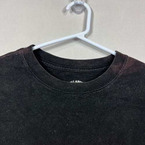Billabong T Shirt Black Casual Cotton Crew Neck Tee Mens Large L Flawed - Picture 5 of 14