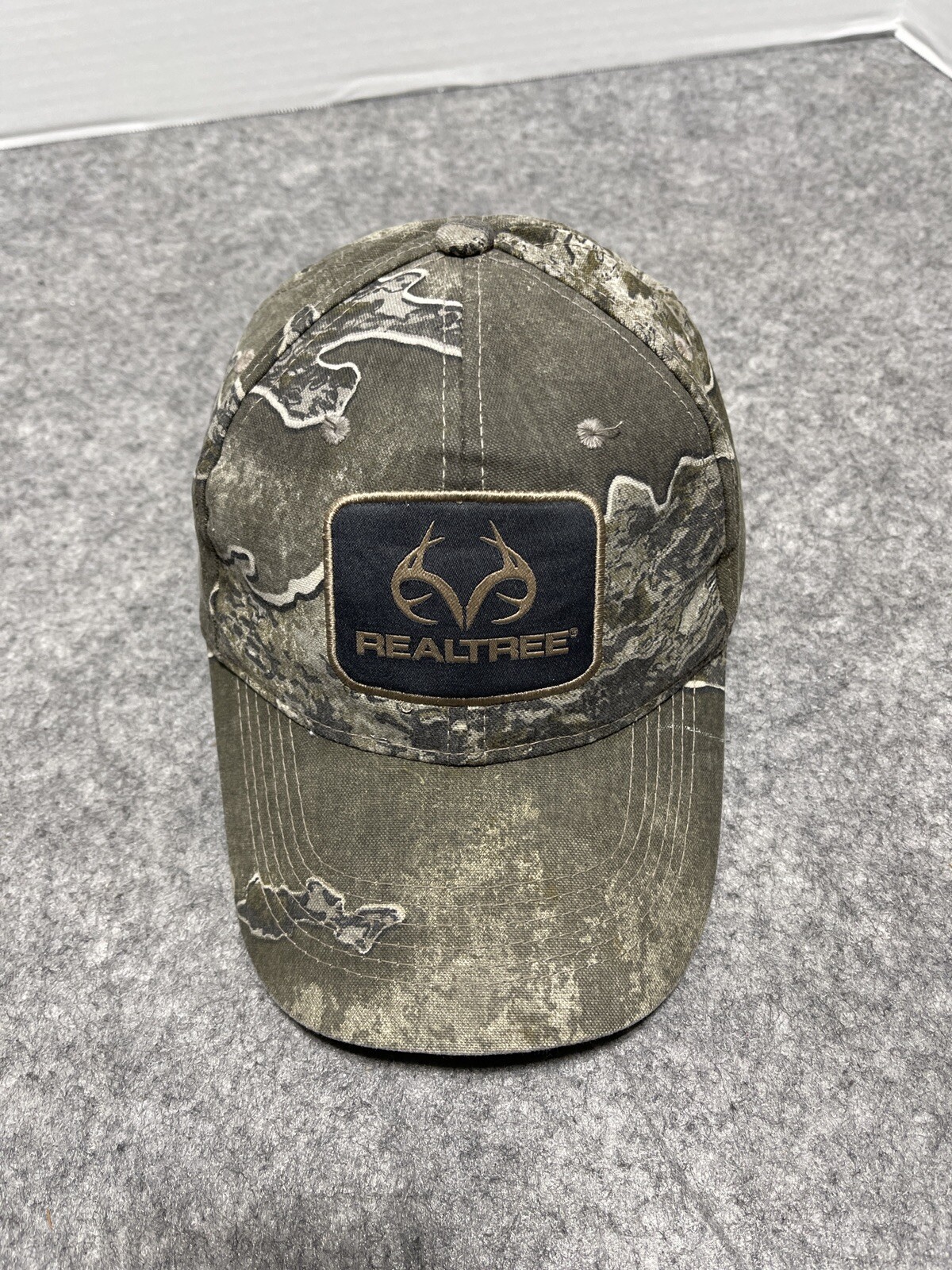 Real Tree Patch Hunting Camo Strapback Antlers Gr… - image 2