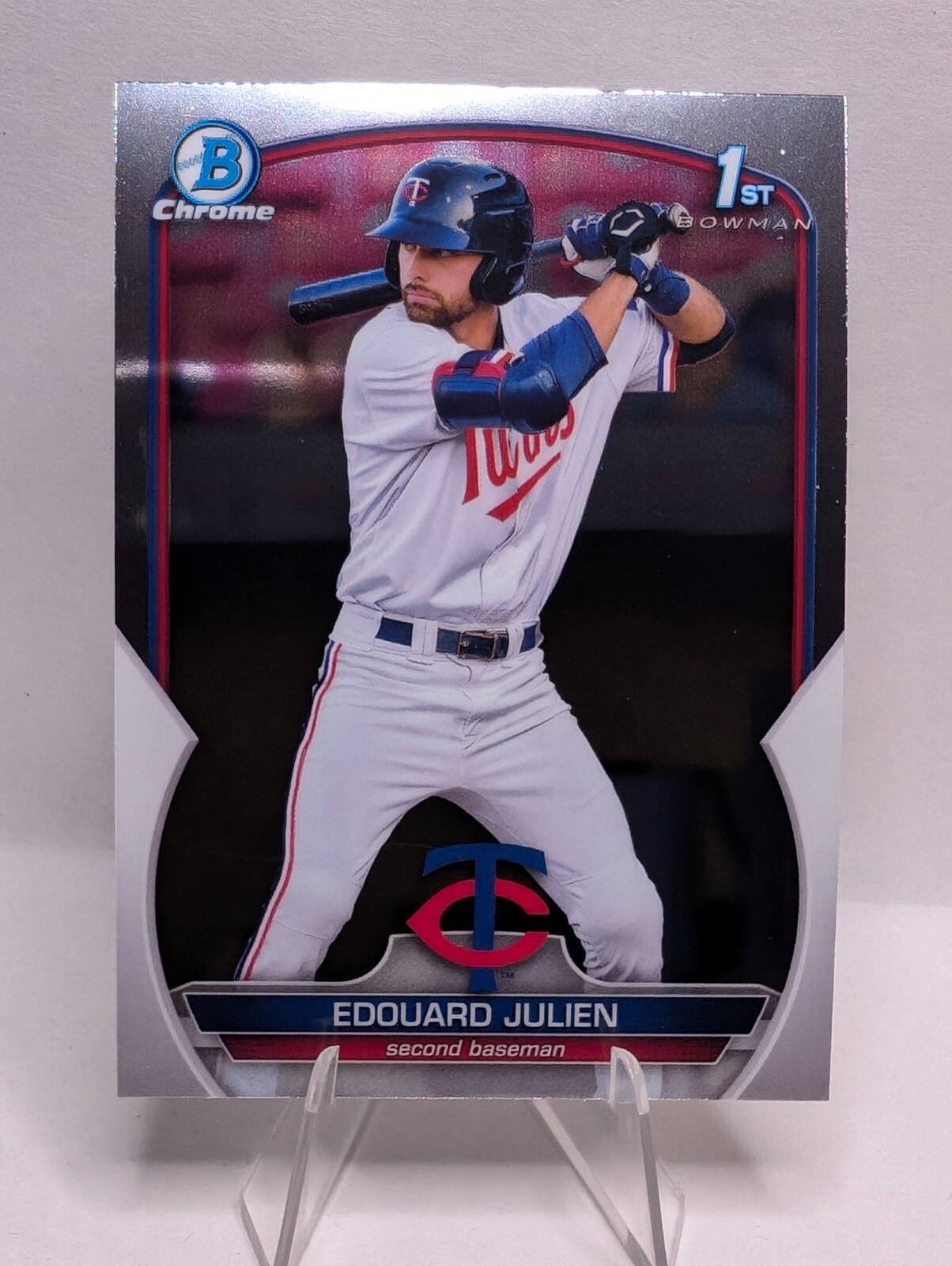 2023 Bowman Chrome Prospects Edouard Julien #BCP-82 1st Bowman Rookie MN Twins 3