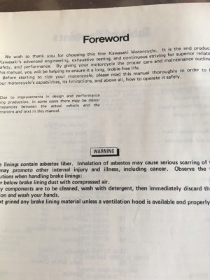 Kawasaki KDX200 A3 Motorcycle Owner's & Service MANUAL | eBay