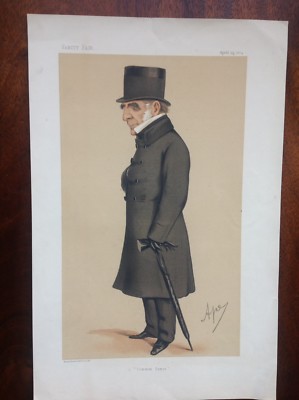 ANTIKER VANITY FAIR ''APE'' DRUCK ''GESUNDER MENSCHENVERSTAND'' (643a)