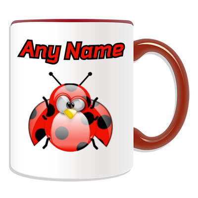 Personalisierte Geschenk Marienkäfer Tasse Spardose Tasse lustig Neuheit Pinguin Cartoon Käfer