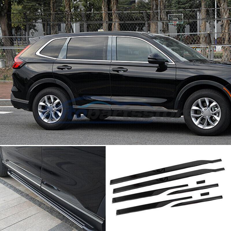 Black Titanium Side Door Guard Trim for 2023-2024 Honda CR-V