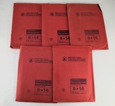 FIVE USSR 9x14cm EXPIRED BROMPORTRET GLOSSY WHITE SLIM PHOTOPAPER PACKS 1987