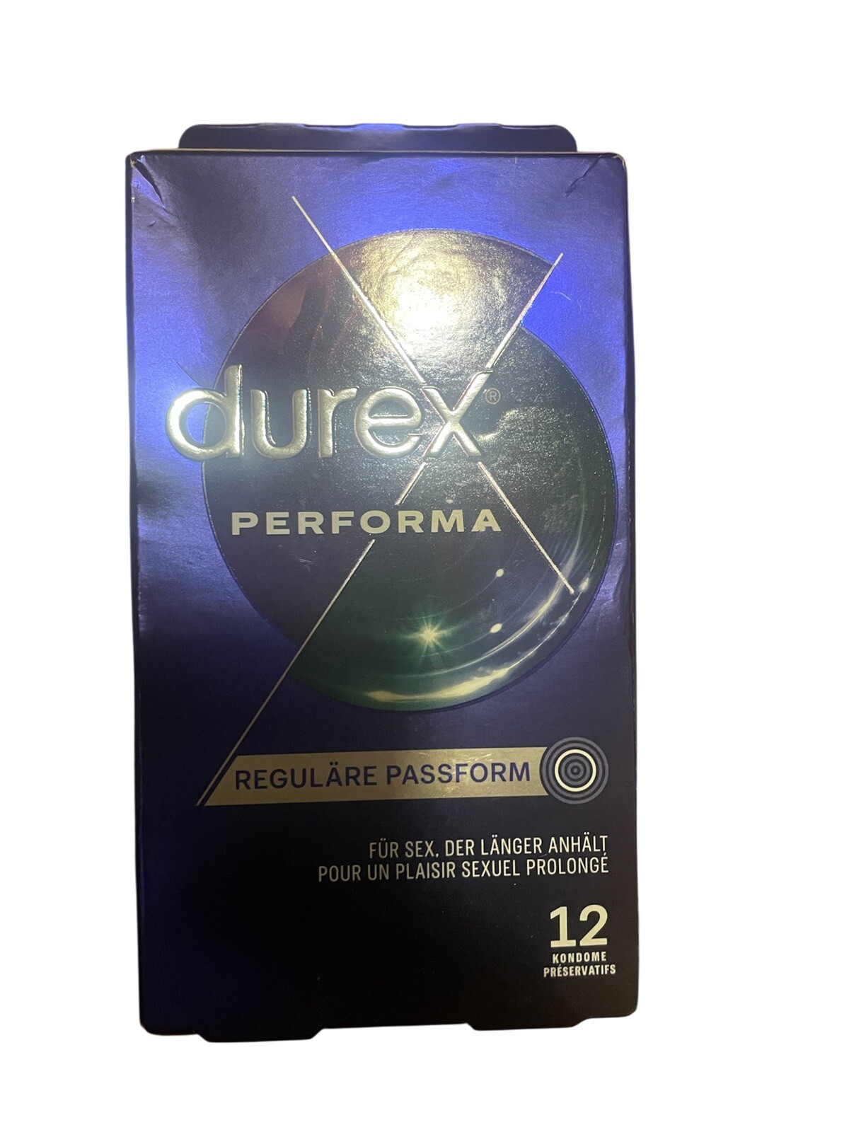 Durex Performa ohne Geschmack – Transparent, 12-stk.