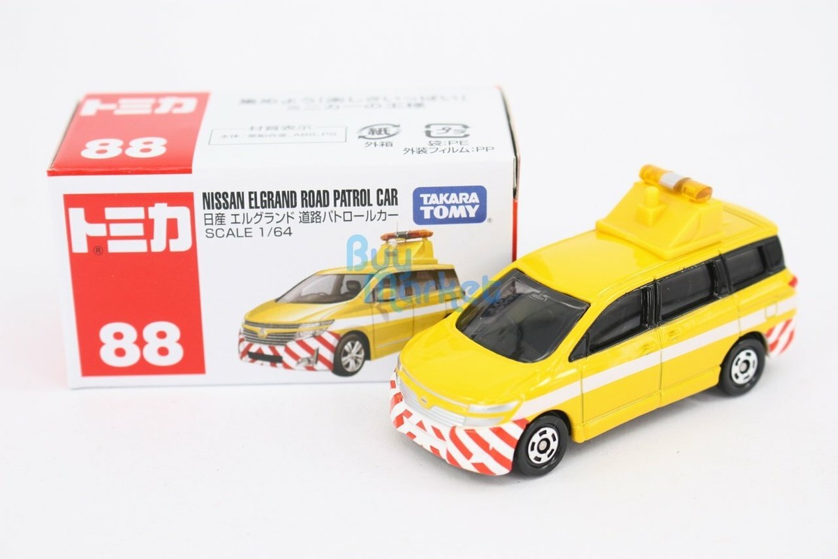 Tomica 88 Nissan Elgrand Road Patrol: Macchinina Die-cast Scala 1/64
