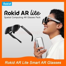 Rokid AR Lite AR Glasses Night Black Version with Rokid Station2 Kit NEW DHL