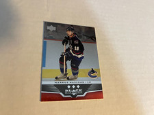 2004-05 BLACK DIAMOND MARCUS NASLUND SP RED PARALLEL 005/100 CANUCKS CARD #145