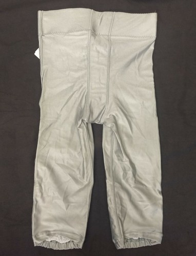 NWT Russell Adult XS Silver Deluxe Slotted Spandex Football Game Pants w/Logo - Picture 4 of 11