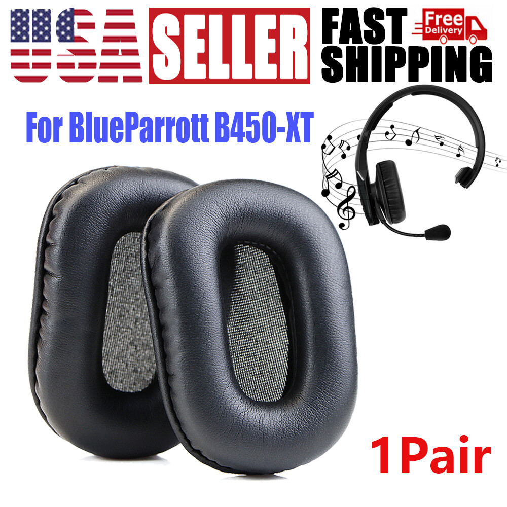 1Pair Ear Pads for Blue Parrot VXi B450XT Headset Replacement Foam Cushion  Cover