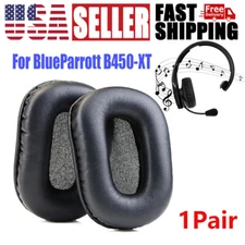 1Pair Ear Pads for Blue Parrot VXi B450XT Headset Replacement Foam Cushion Cover