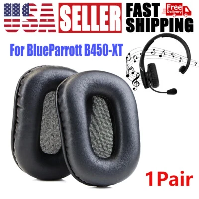 1Pair Ear Pads for Blue Parrot VXi B450XT Headset Replacement Foam Cushion Cover