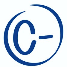 "C-" Self Ink Round Teacher Stamp