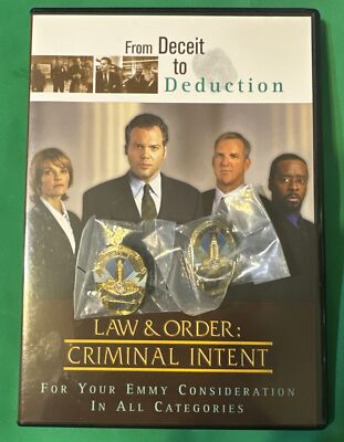 LAW ORDER CRIMINAL INTENT EMMY FYC DVD SCREENER DRAGNET CAST CREW PIN  GIFTS