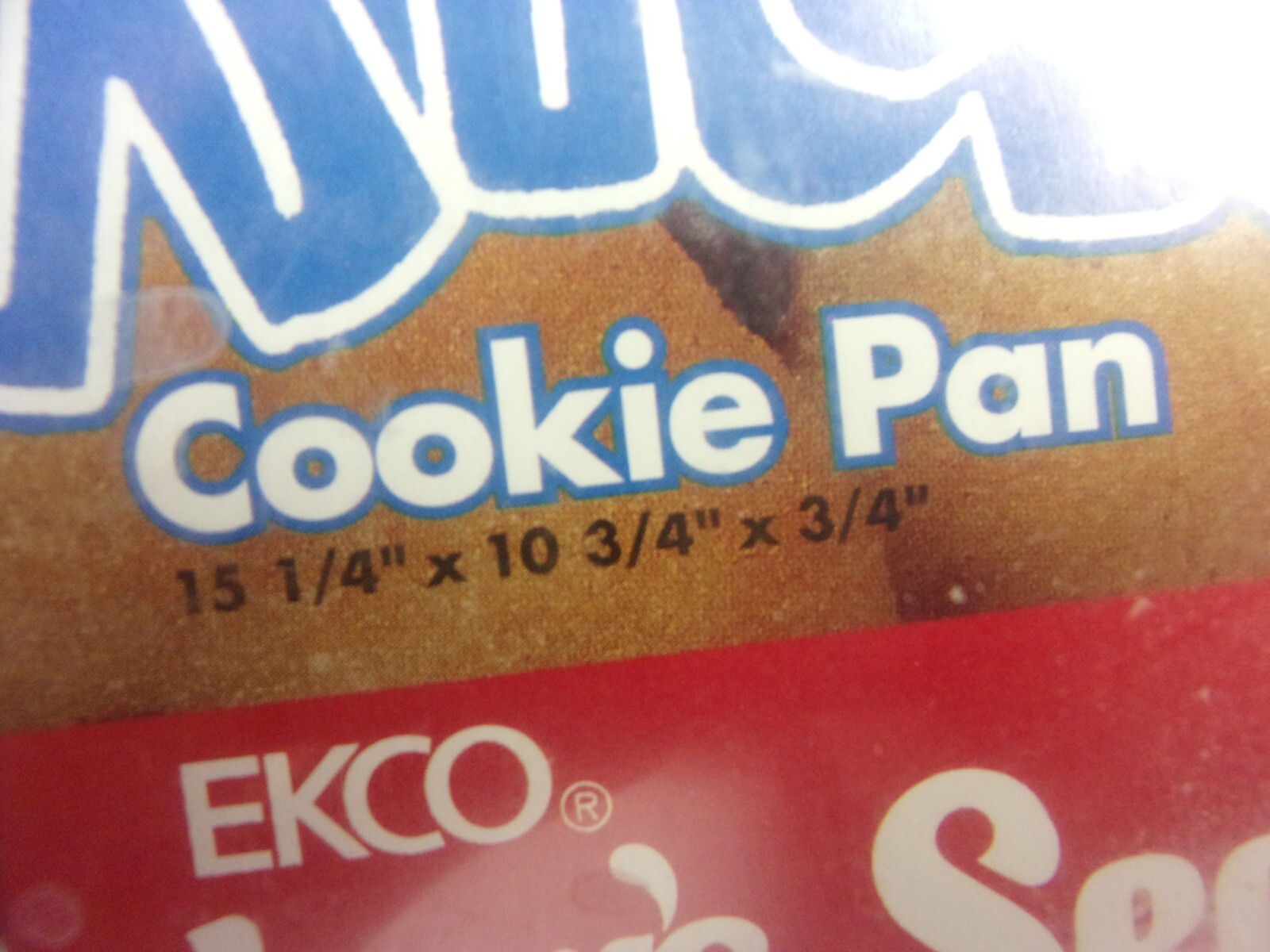 NOS Ekco Nestle Toll House Cookie Kids Baking Sheet NonStick Pan