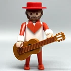 Playmobil Victorian Musician Male Adult Figure Red Hat Guitar Vintage Mansion