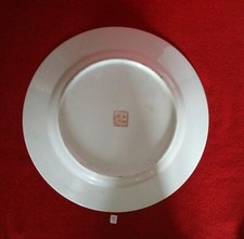 🟡 ANTICO E PARTICOLARE PIATTO CINESE DIPINTO A MANO -793