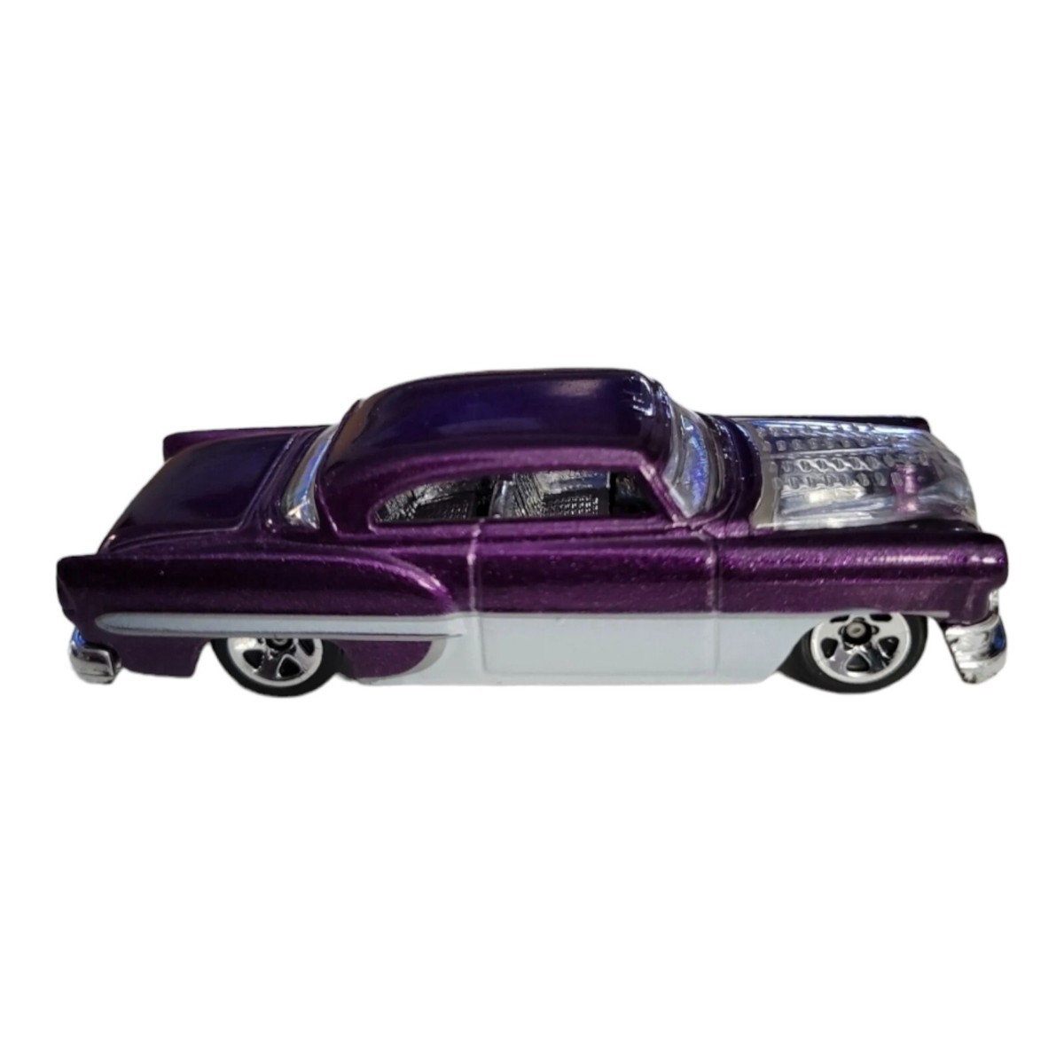 Hot Wheels Chevy 53' Custom Purple White Clear Hood Die Cast
