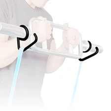 Resistance Band Bar Collar Hooks, Use with Any 2" Olympic Bar, USA MADE