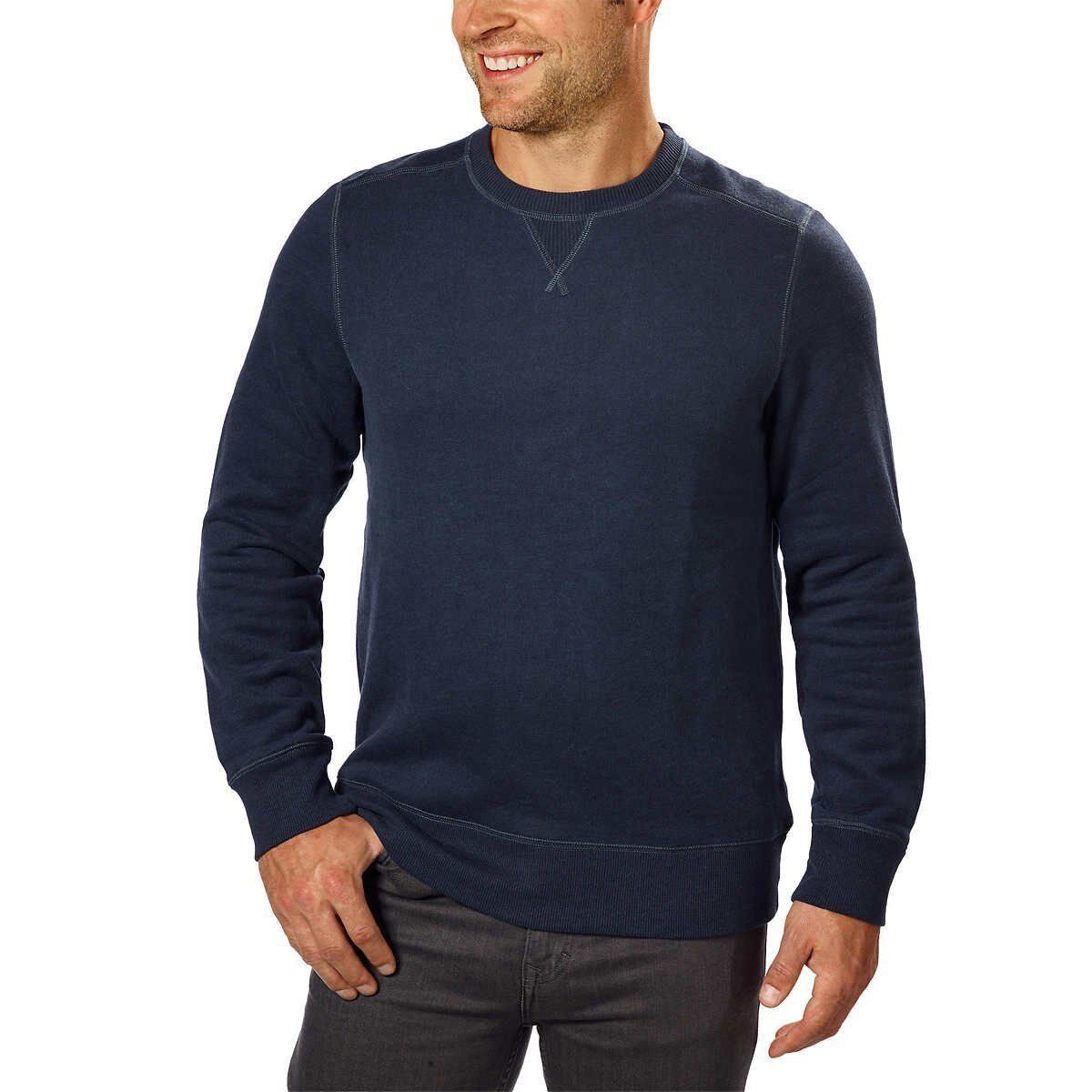 G.H. Bass & Co. Men's Crew Neck Fleece Sweatshirt Sweater G.H. Bass & Co. Men's Crew Neck Fleece Sweatshirt Sweater
