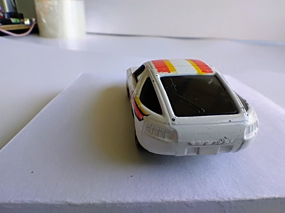 1982 Hot Wheels White P928 Porsche Gold Rims Hot Ones Hong Kong, Black