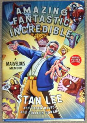 AMAZING FANTASTIC INCREDIBLE A MARVELOUS MEMOIR ~ STAN LEE + POSTER ~ 1st PRINT