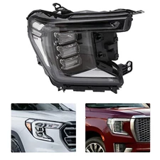 For 2021 2022 2023 GMC Yukon Headlight Front Right Passenger Side LED  Lamp